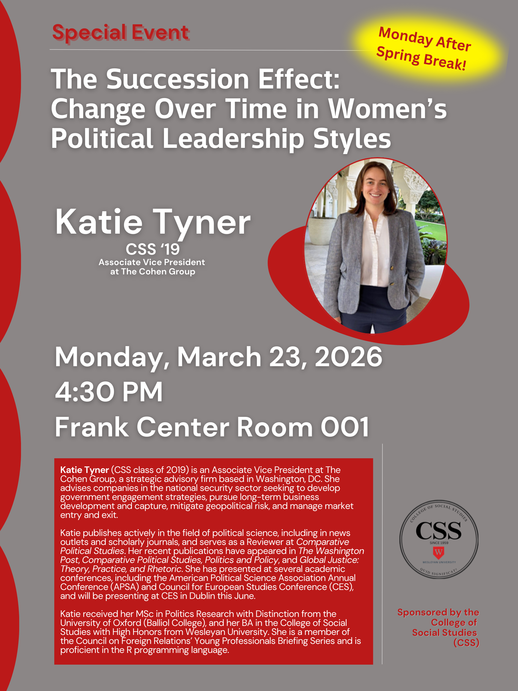 Katie Tyner Talk Monday March 23 2026
